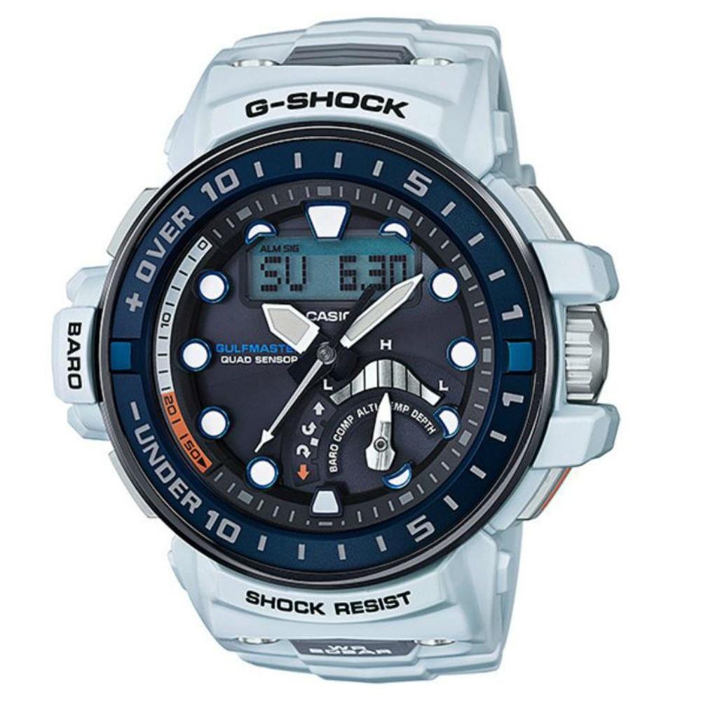 Casio Men's GWNQ1000-7A G-Shock Chronograph White Resin Watch
