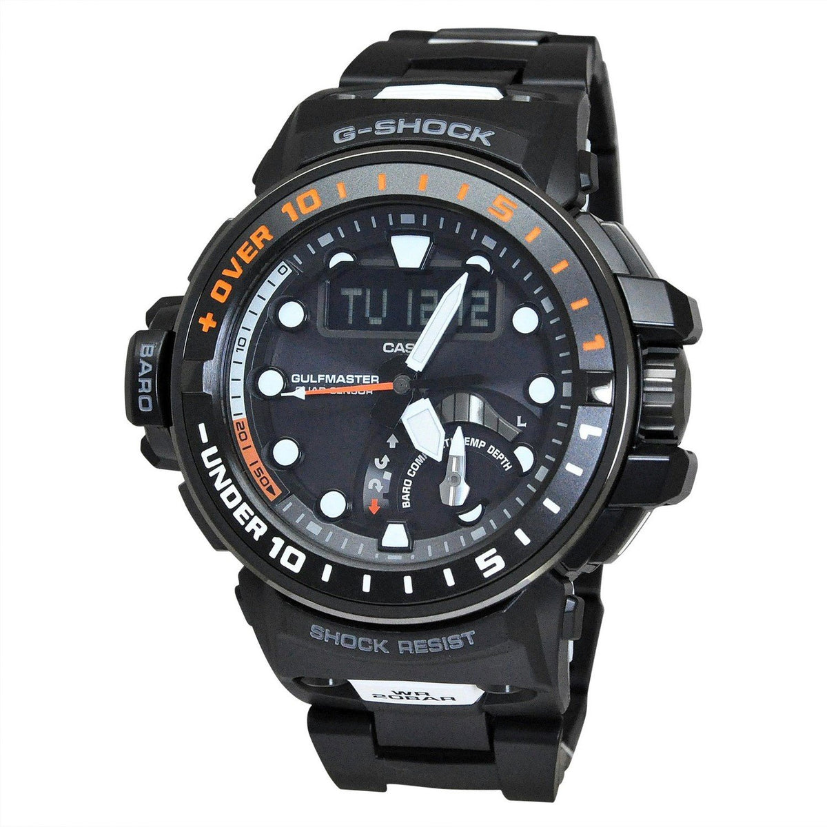 Casio Men's GWNQ1000MC-1A G-Shock Chronograph Black Resin Watch