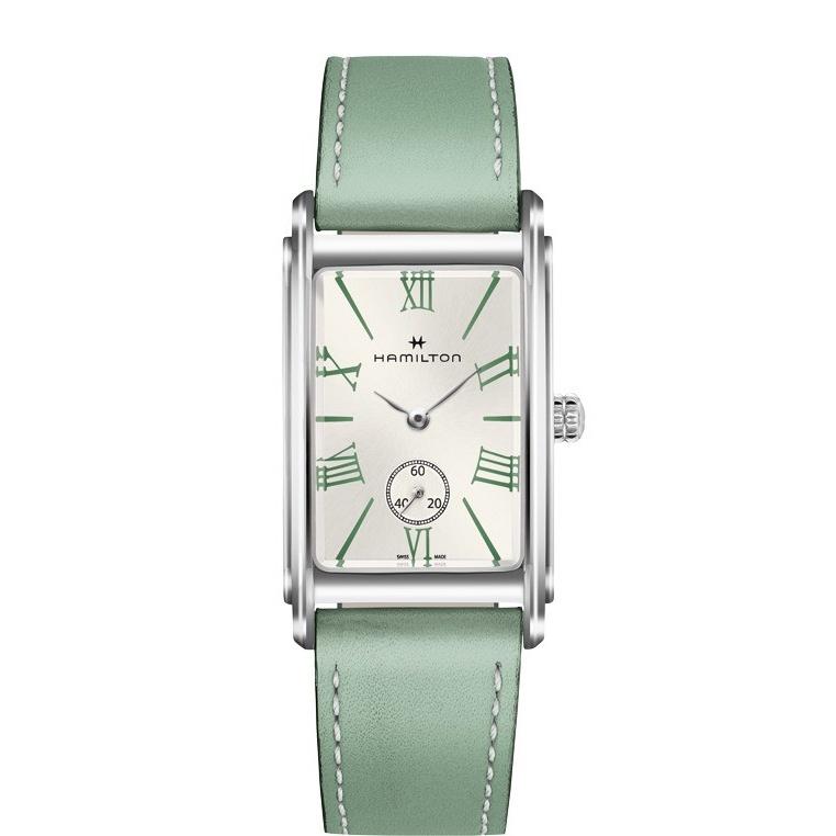 Hamilton Women&#39;s H11421014 Ardmore Green Leather Watch