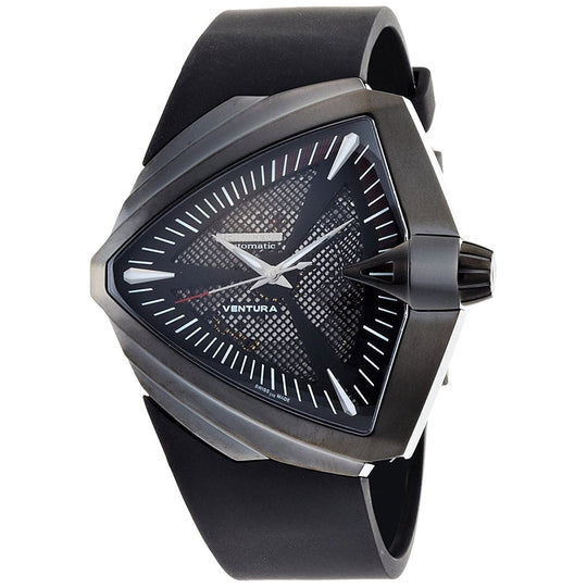 Hamilton Men's H24615331 Ventura XXL Elvis Anniversary Automatic Black Rubber Watch