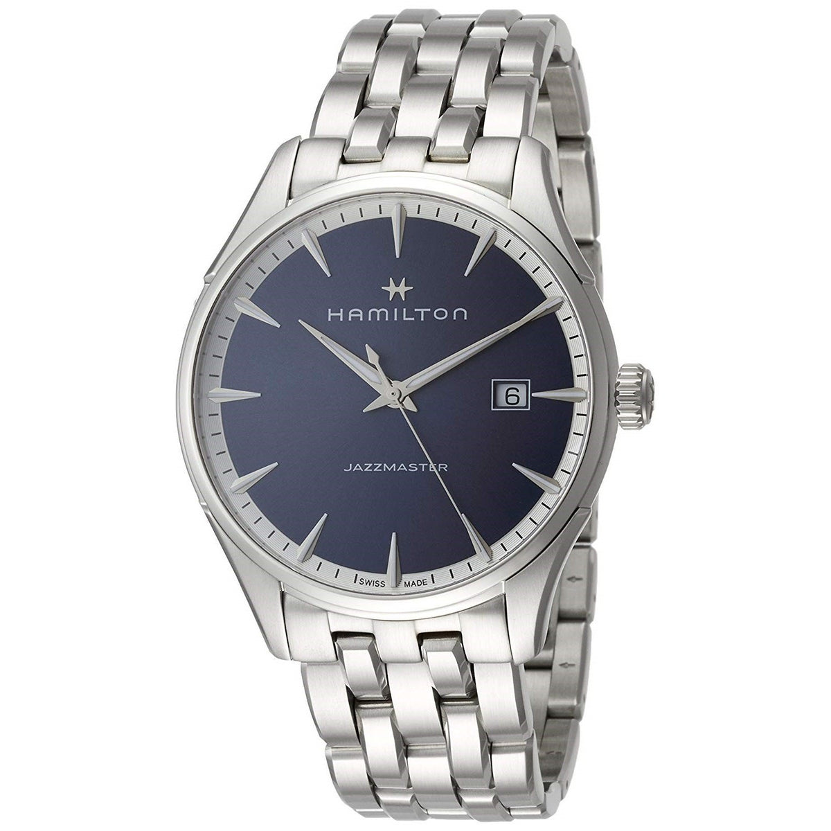Hamilton Men&#39;s H32451141 Jazzmaster Stainless Steel Watch