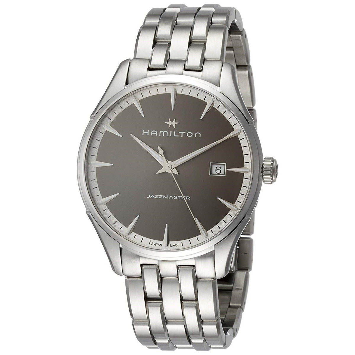 Hamilton Men&#39;s H32451181 Jazzmaster Stainless Steel Watch