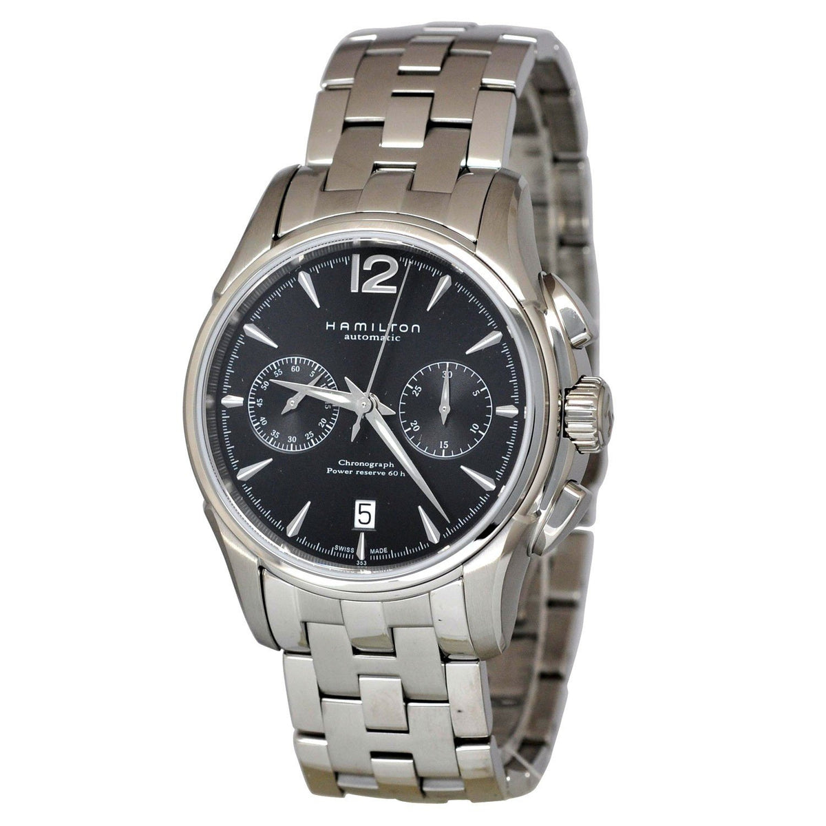 Hamilton Men's H32606185 Jazzmaster Chronograph Automatic Stainless Steel Watch