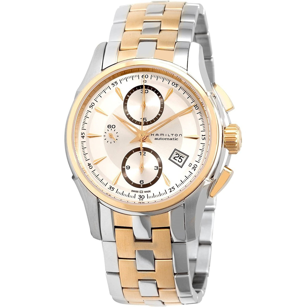 Hamilton Men's H32626151 Jazzmaster Chronograph Two-Tone Stainless Steel Watch