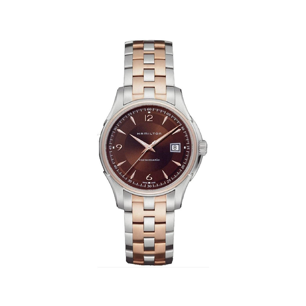 Hamilton Men's H32655195 Jazzmaster Viewmatic Two-Tone Stainless Steel Watch