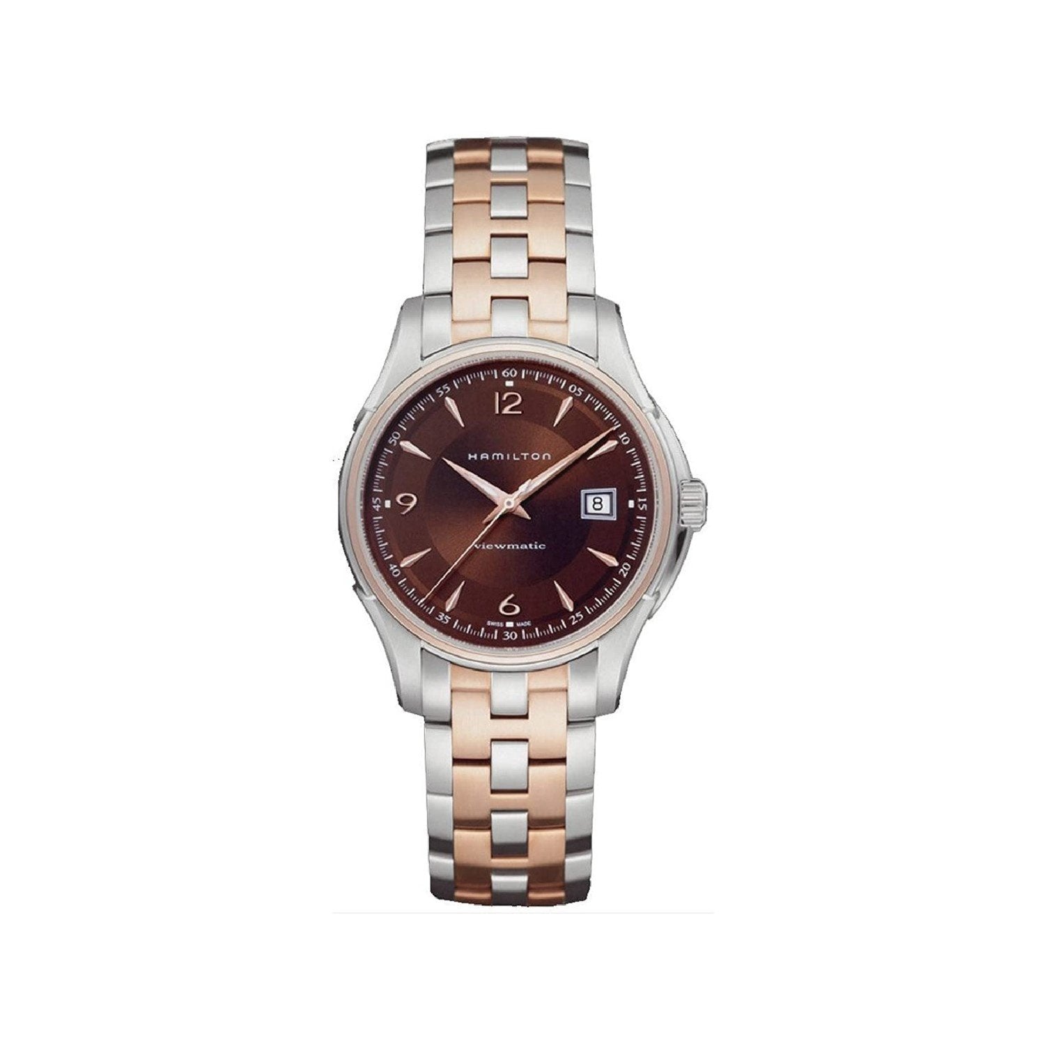 Hamilton Rose Gold Viewmatic Hamilton Jazzmaster Viewmatic H325450