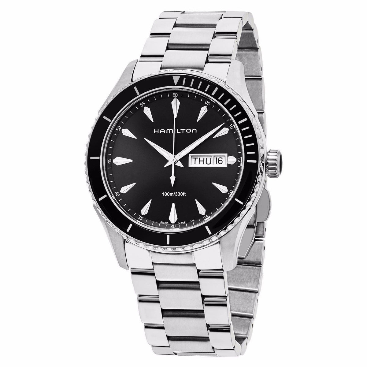 Hamilton Men&#39;s H37511131 Jazzmaster Seaview Stainless Steel Watch
