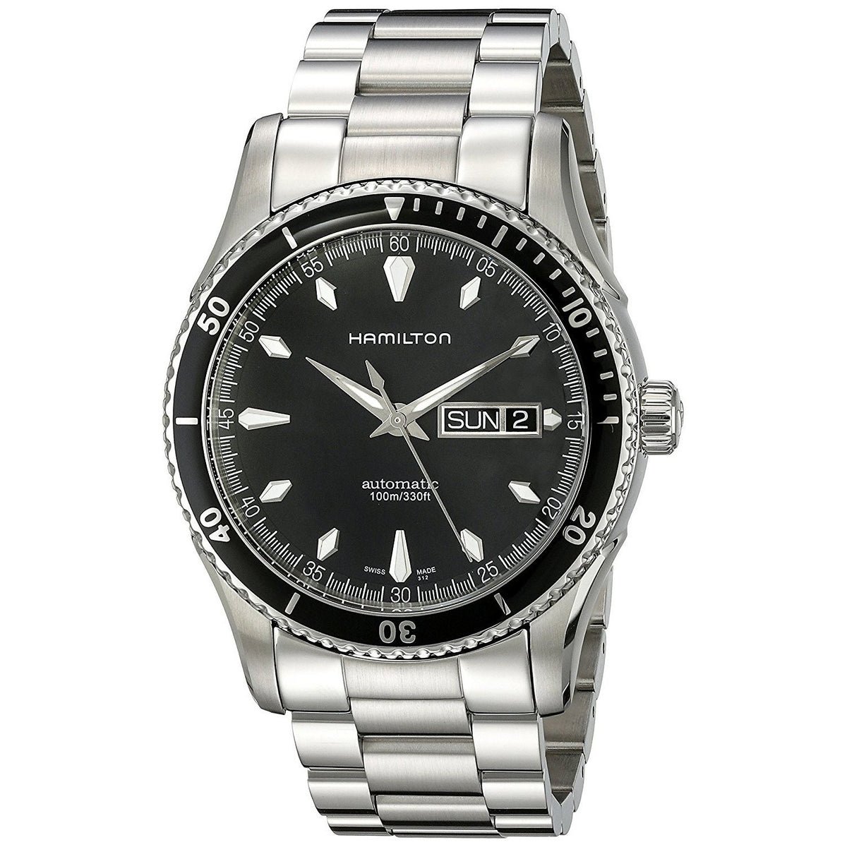 Hamilton Men&#39;s H37565131 Jazzmaster Seaview Automatic Stainless Steel Watch