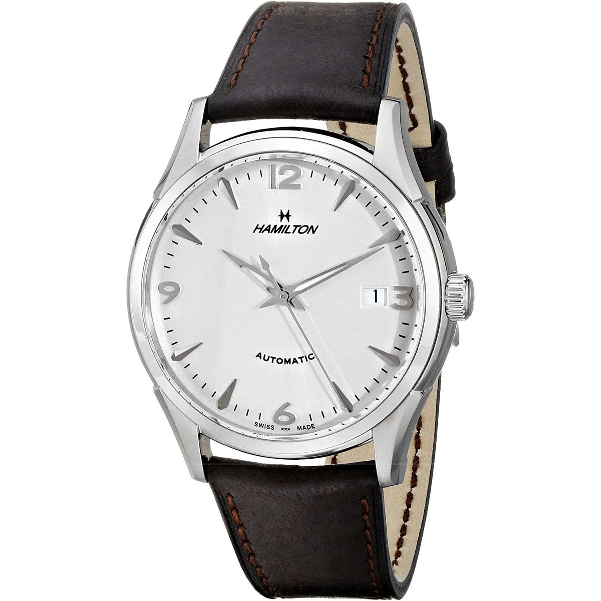 Hamilton Men's H38415581 Timeless Classic Brown Leather Watch