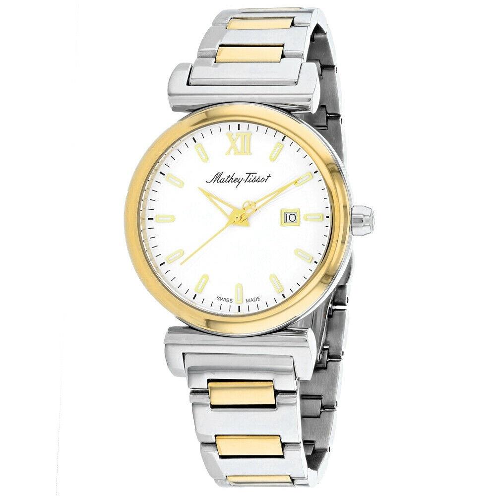 Mathey-Tissot Men&#39;s H410BYI Elegance Two-Tone Stainless Steel Watch