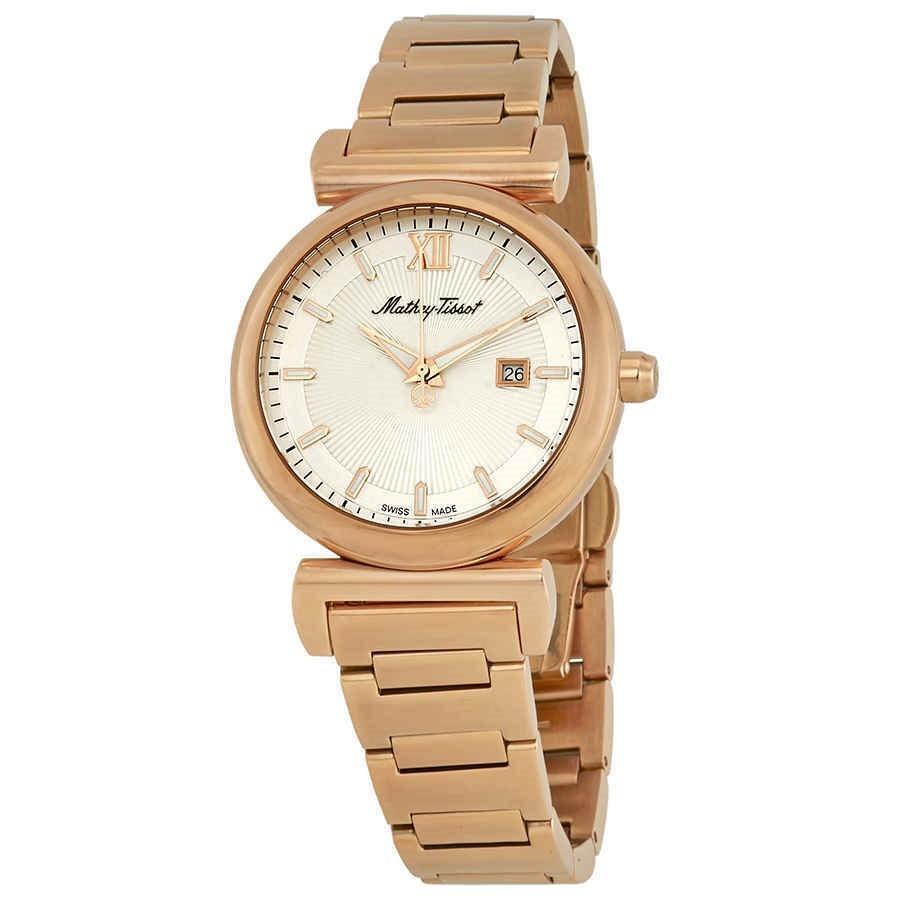 Mathey-Tissot Men&#39;s H410PI Elegance Rose Gold-Tone Stainless Steel Watch