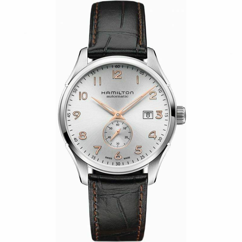 Hamilton Men&#39;s H42515555 Jazzmaster Maestro Black Leather Watch