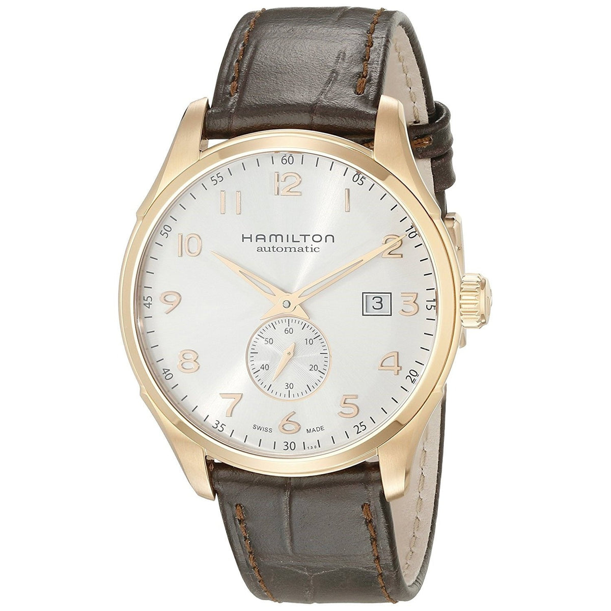 Hamilton Men&#39;s H42575513 Jazzmaster Maestro Automatic Brown Leather Watch
