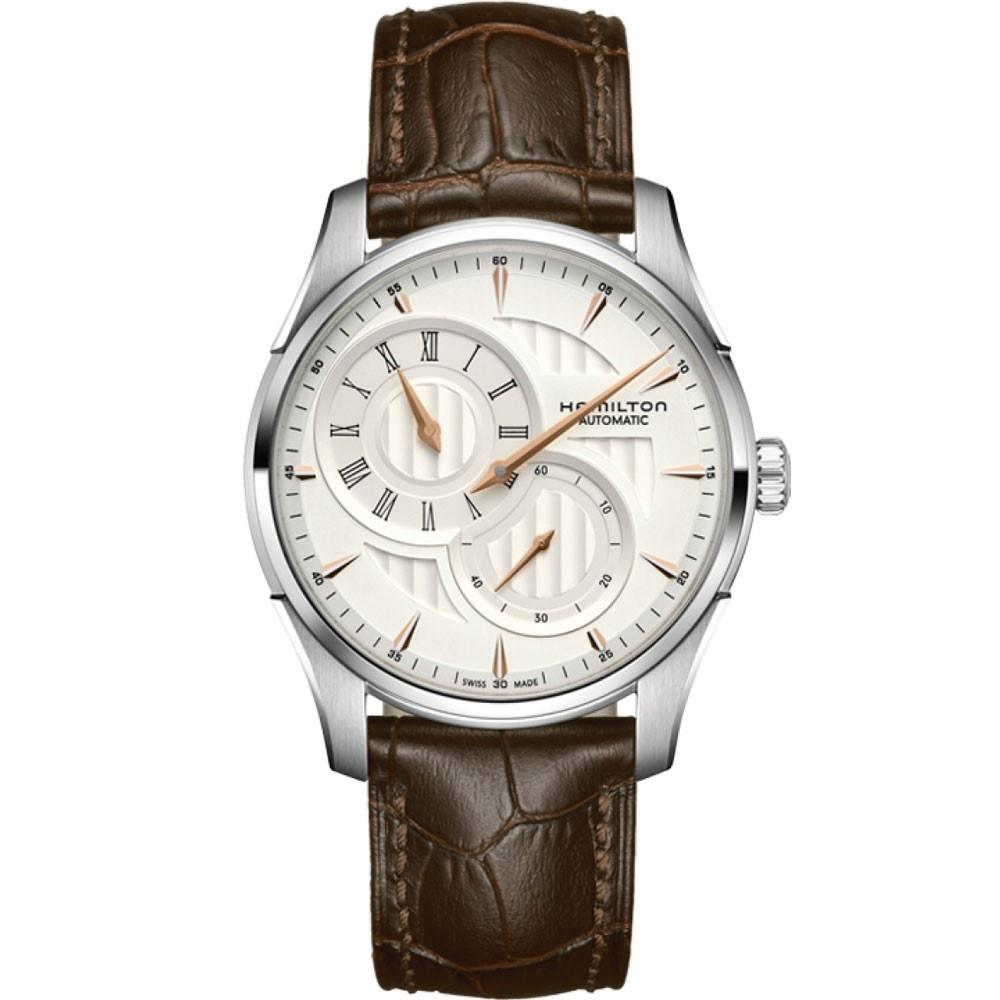 Hamilton Men&#39;s H42615551 Jazzmaster  Brown Leather Watch