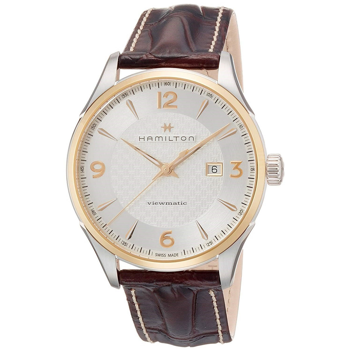 Hamilton Men's H42725551 Jazzmaster Brown Leather Watch