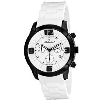 Mathey-Tissot Men&#39;s H511CHBL Classic Chronograph White Stainless Steel Watch