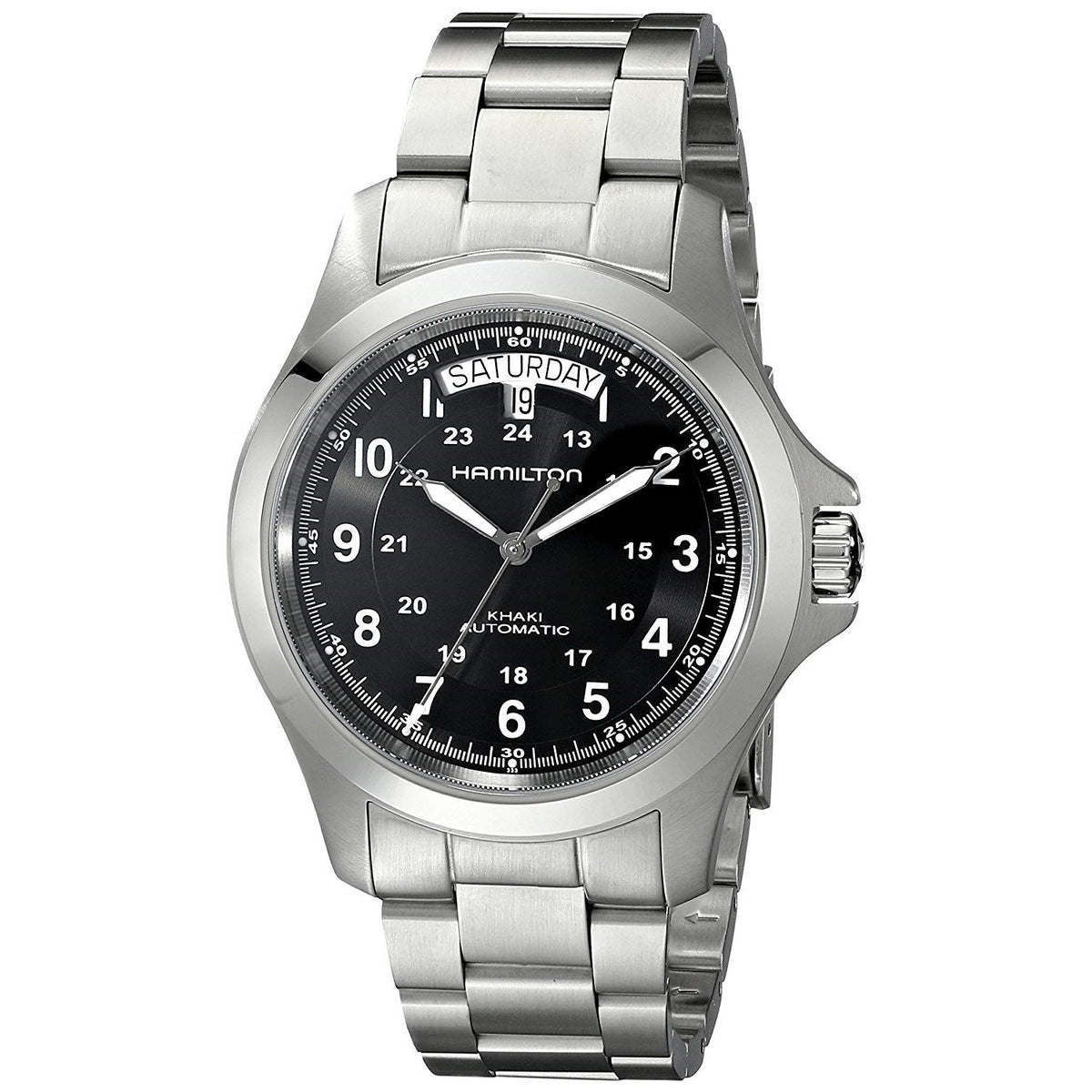 Hamilton Men&#39;s H64455133 Khaki King II Automatic Stainless Steel Watch