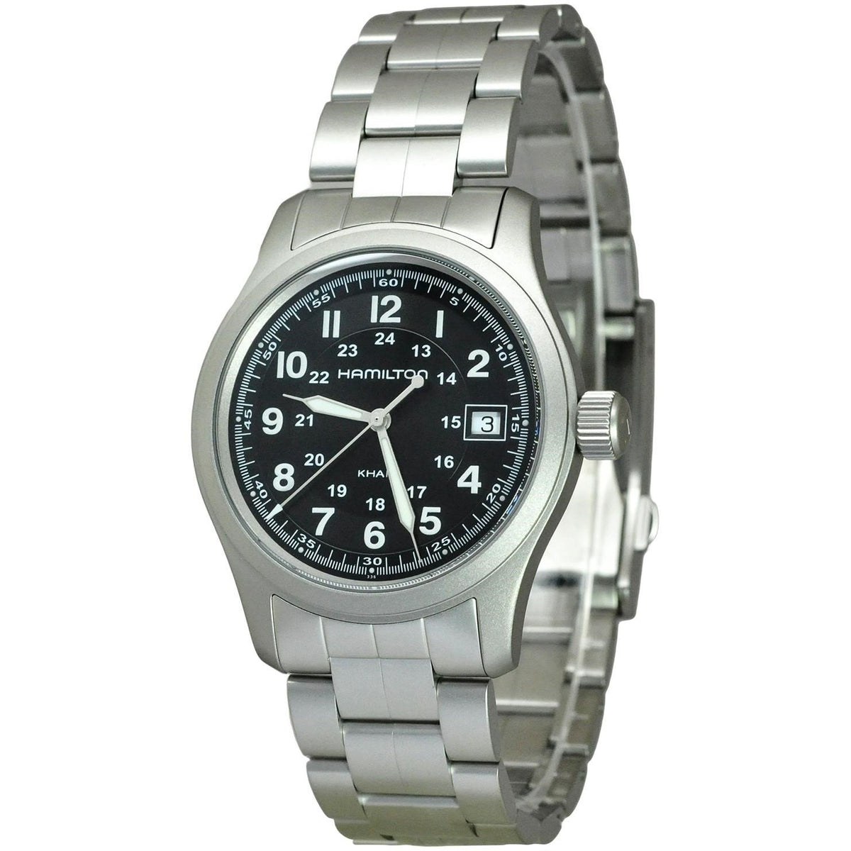 Hamilton Men&#39;s H68411133 Khaki Field Stainless Steel Watch