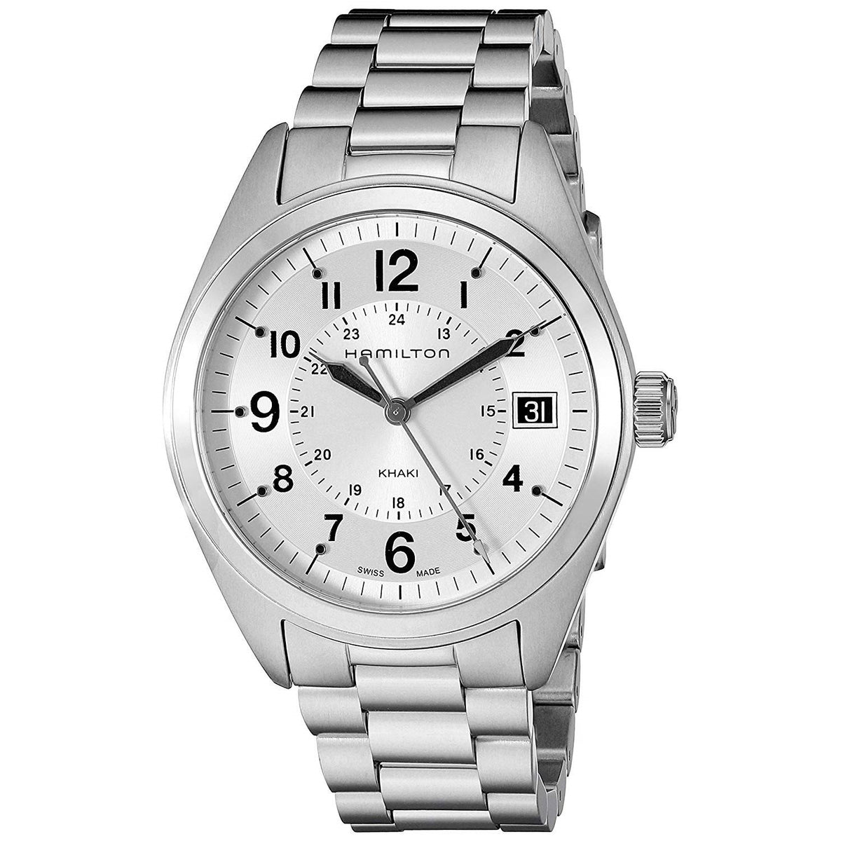Hamilton Men&#39;s H68551153 Khaki Field Stainless Steel Watch