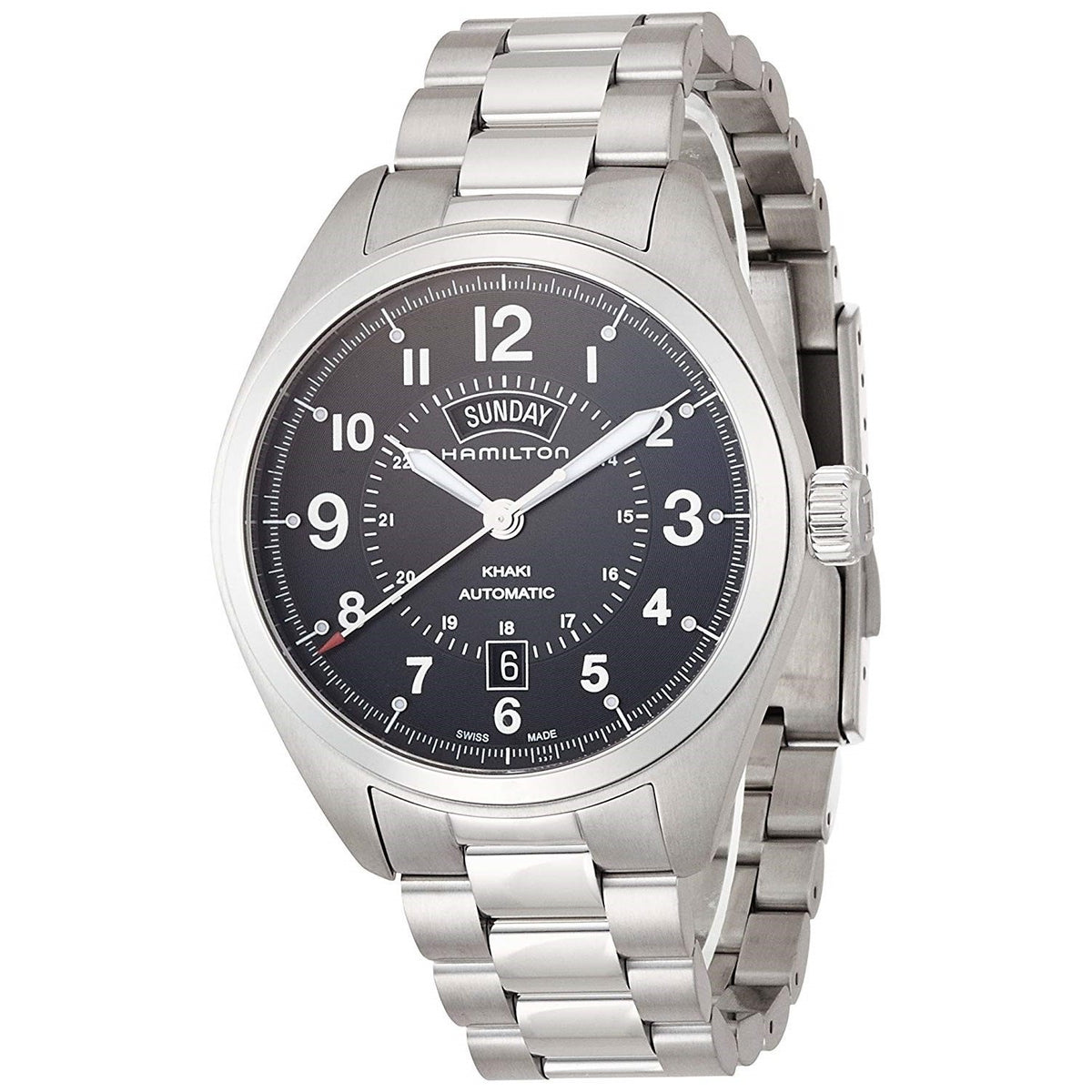 Hamilton Men&#39;s H70505133 Khaki Field Stainless Steel Watch