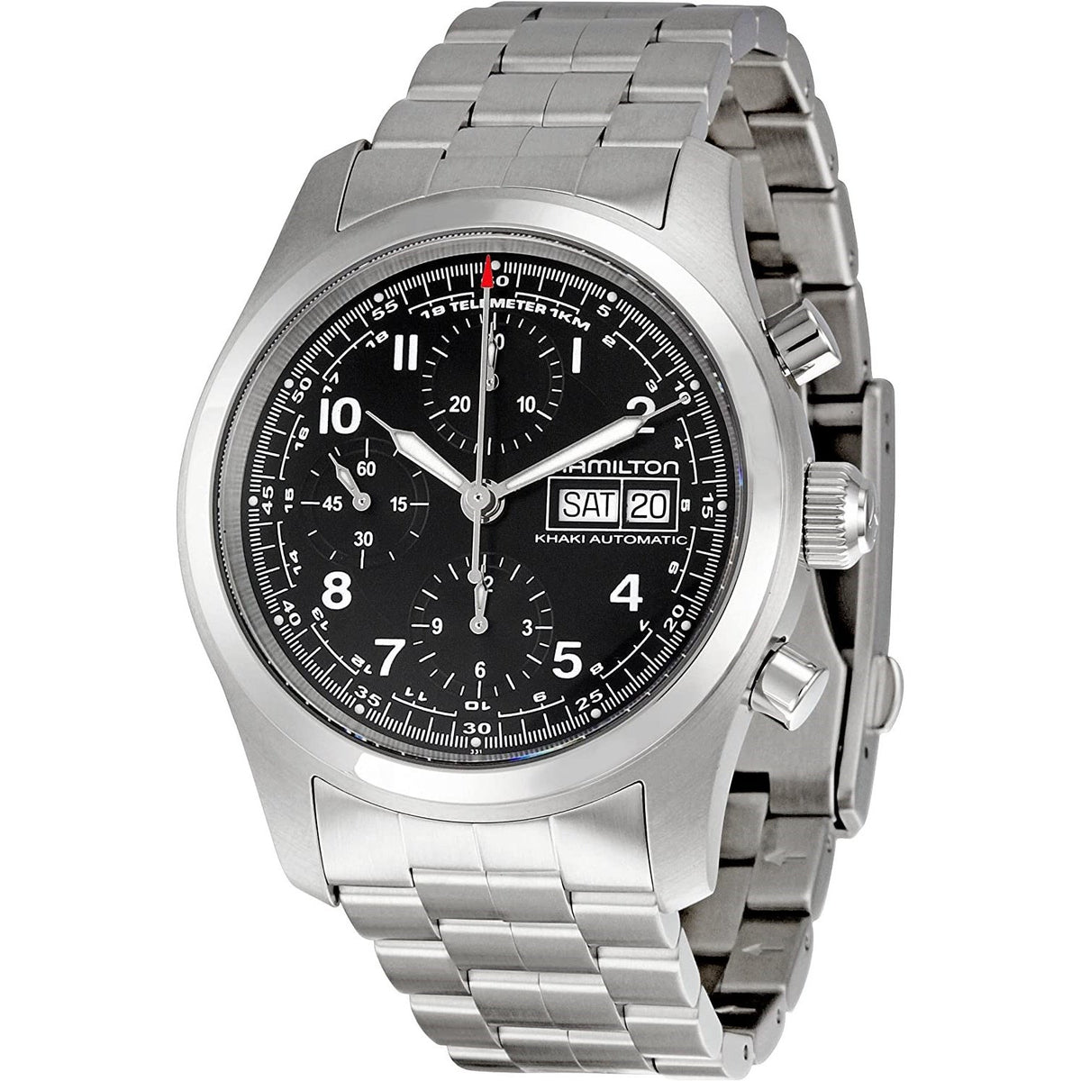 Hamilton Men's H71516137 Khaki Field Chronograph Stainless Steel Watch