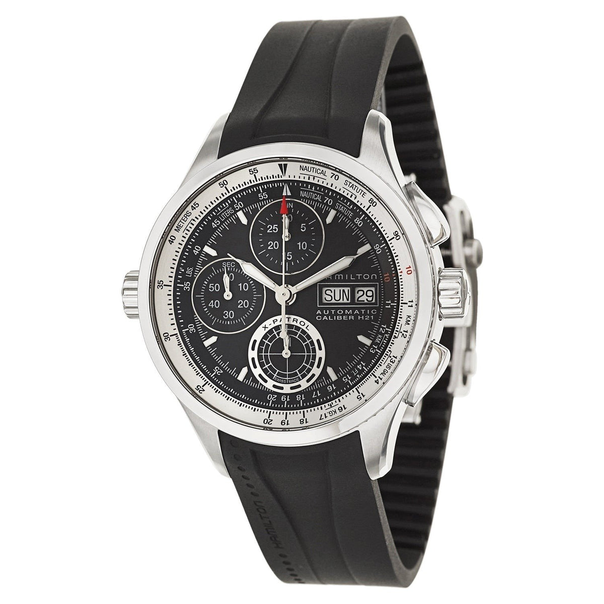 Hamilton Men's H76556331 Khaki Chronograph Stainless Steel Watch