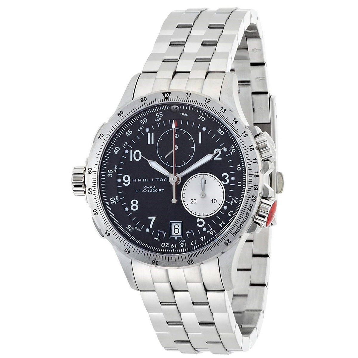 Hamilton Men's H77612133 Khaki ETO Chronograph Automatic Stainless Steel Watch