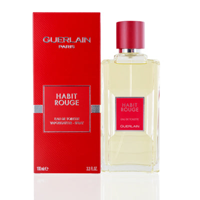 Habit Rouge Guerlain Edt Spray 3.3 Oz For Men 07928M