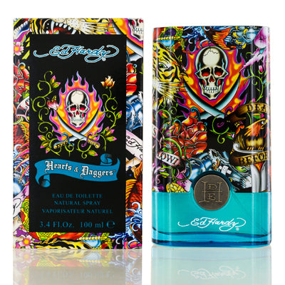 Hearts &amp; Daggers Christian Audigier Edt Spray 3.4 Oz For Men HDMF00001