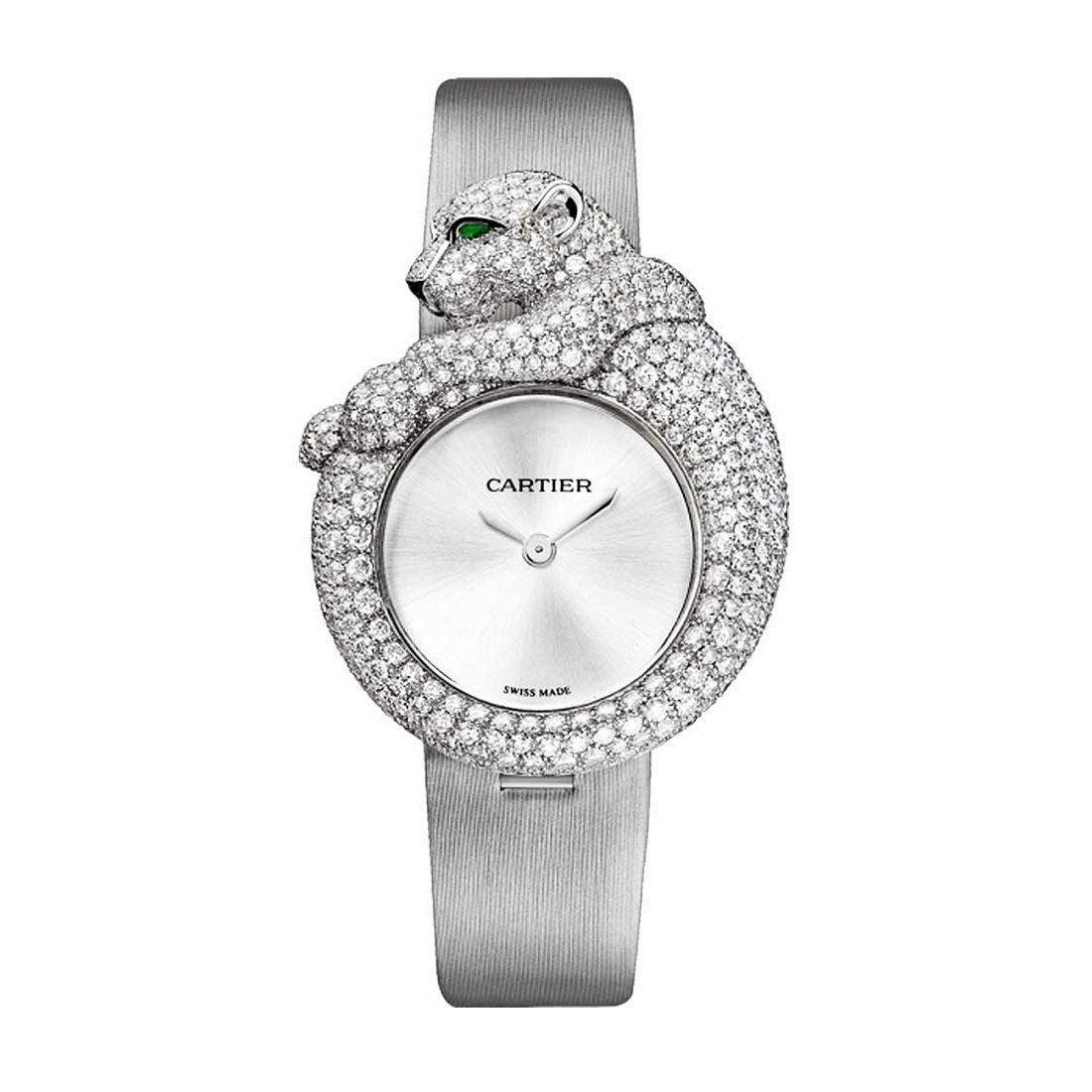 Cartier Women's HPI00341 Feline de Cartier  Grey Canvas Watch