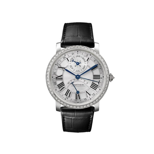 Cartier Men's HPI00591 Rotonde De Cartier Black leather Watch