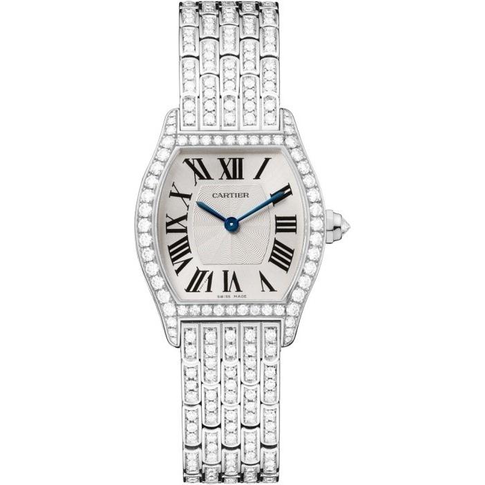 Cartier Women's HPI00778 Tortue Stainless Steel with Set of Diamonds Watch