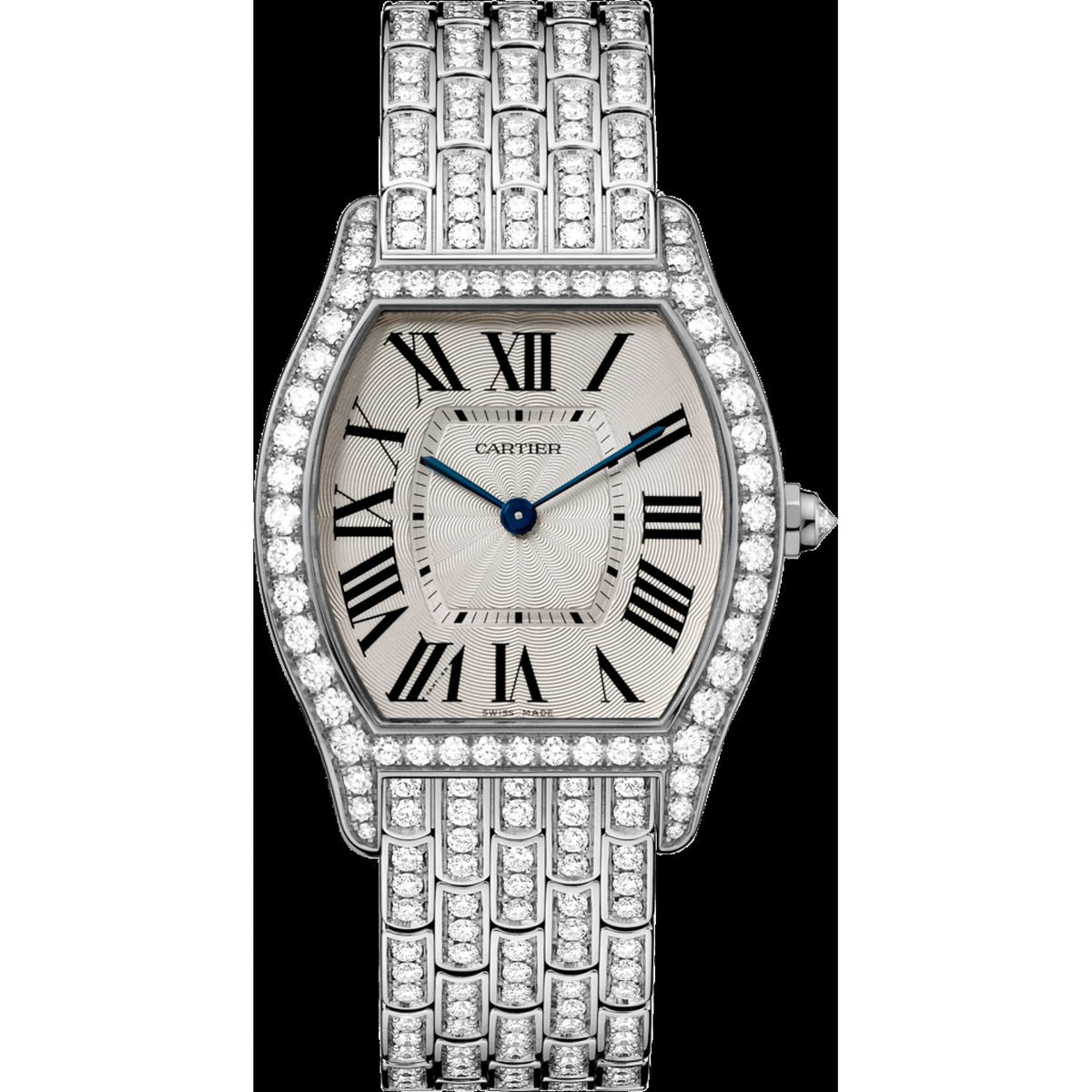 Cartier Women's HPI00779 Tortue Stainless Steel with Set of Diamonds Watch