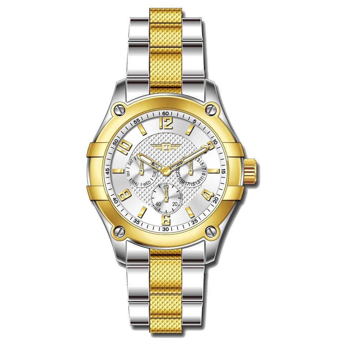 Invicta Men&#39;s IBI-43659-002 I by Invicta Gold-Tone and Silver Stainless Steel Watch