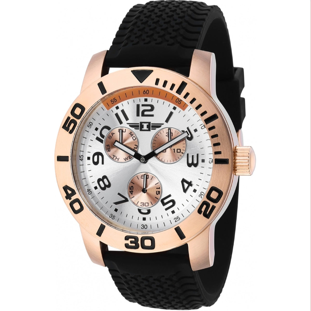 Invicta Men's IBI36532 Black Silicone Watch