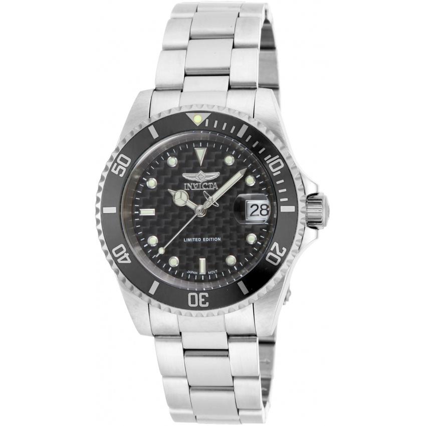 Invicta Men&#39;s ILE8926OBA Pro Diver Automatic Stainless Steel Watch