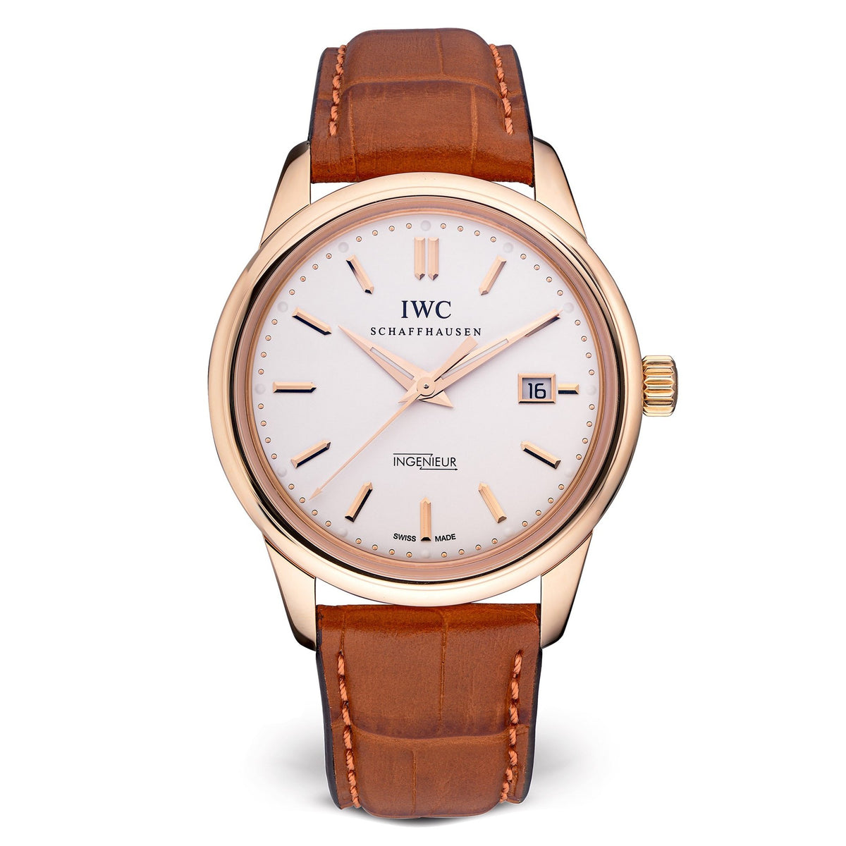 IWC Men's IW323303 Vintage Ingenieur Brown Leather Watch