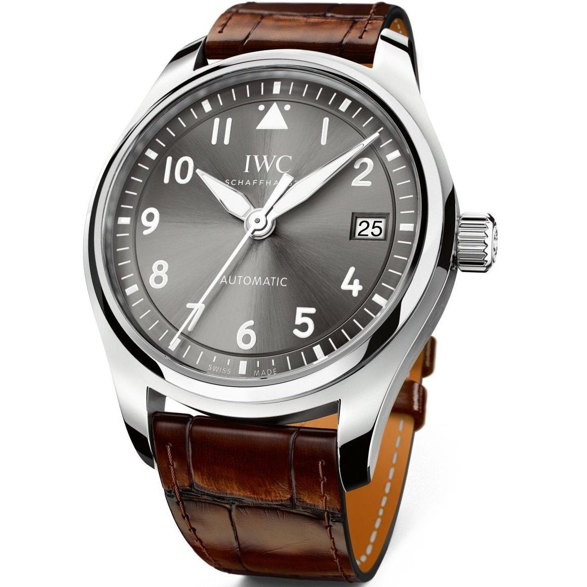 IWC Unisex IW324001 Pilot Automatic Brown Leather Watch