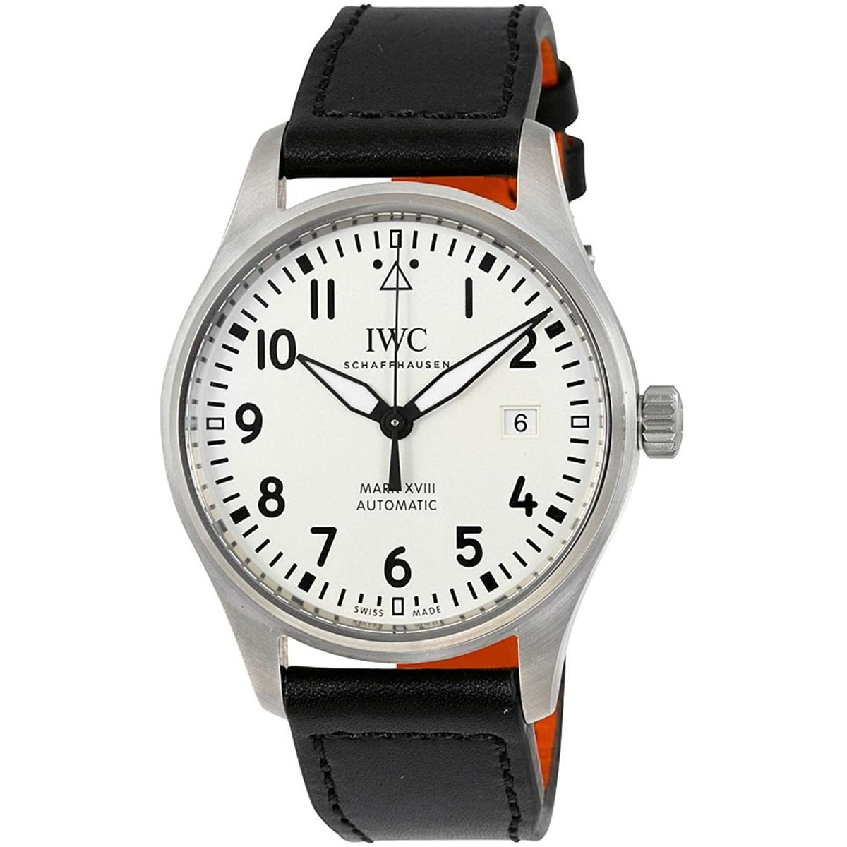 IWC Men&#39;s IW327002 Pilot&#39;S Mark Xviii Black Leather Watch