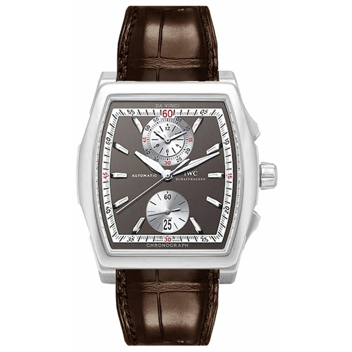 IWC Men's IW376401 Da Vinci Chronograph Brown Leather Watch