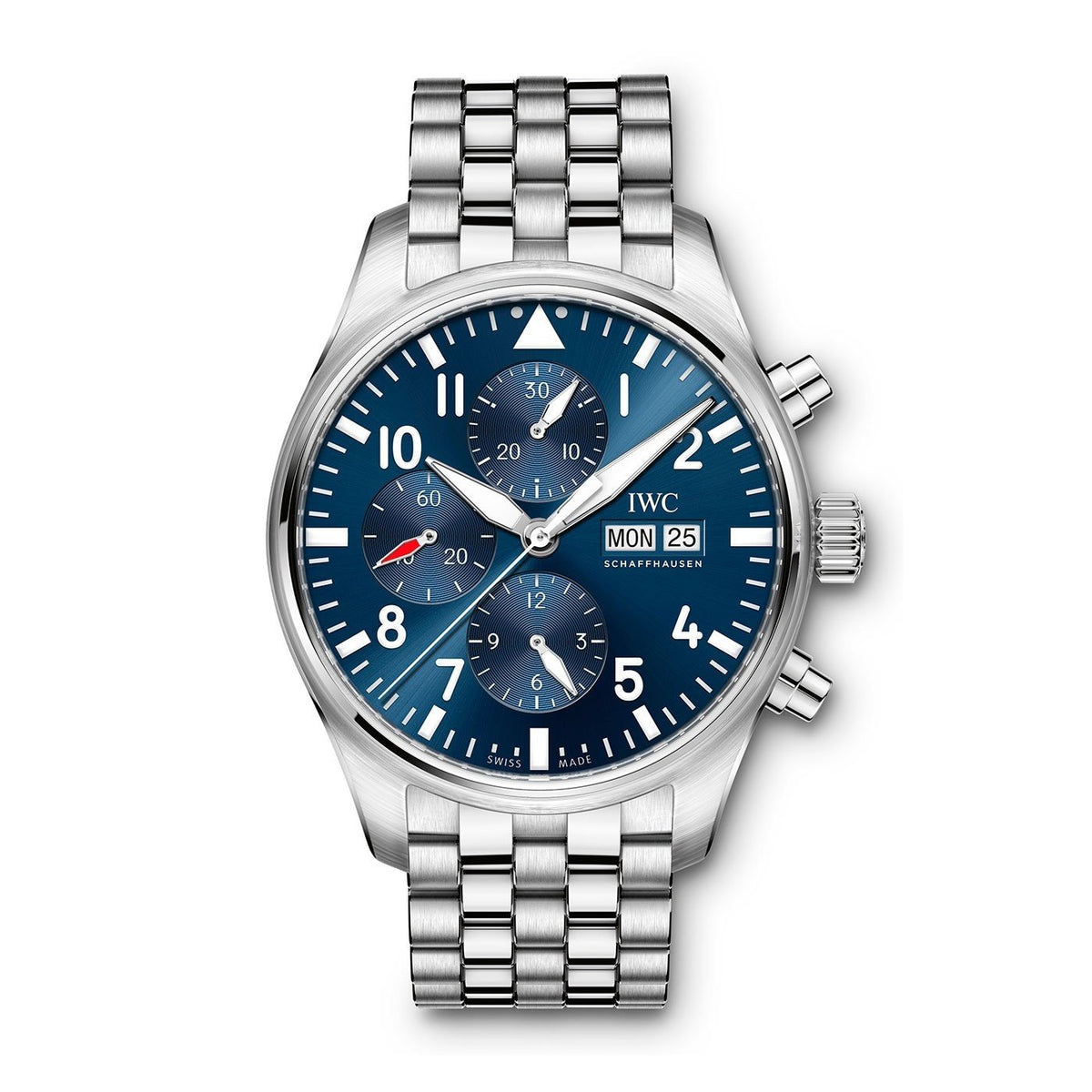 IWC Men&#39;s IW377717 Pilot Le Petit Prince Chronograph Automatic Stainless Steel Watch