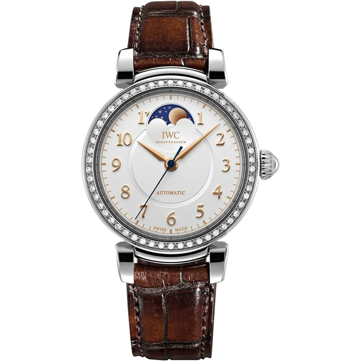 IWC Women&#39;s IW459307 Da Vinci Brown Leather Watch