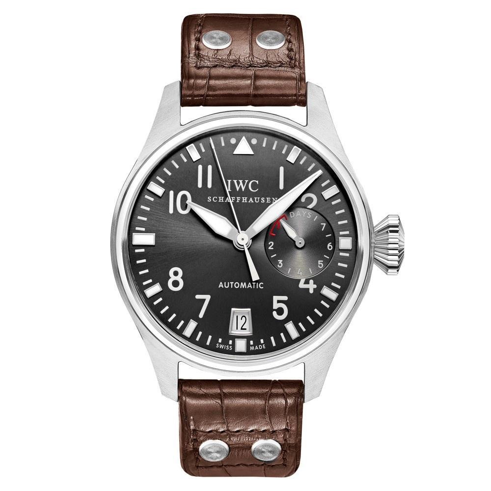 IWC Men's IW500402 Big Pilots Brown Leather Watch