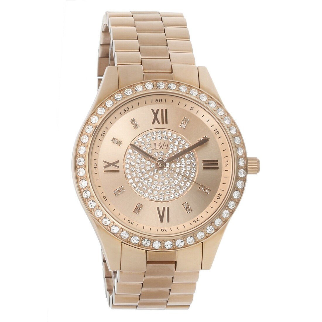 JBW Women&#39;s J6303C Mondrian Rose Gold-Tone Stainless Steel Watch