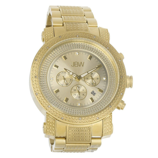 JBW Men's JB-8102-F Victor Gold-Tone Stainless Steel Watch