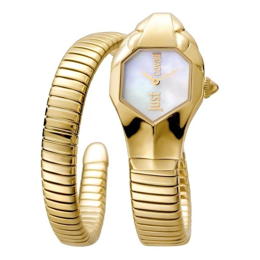 Just Cavalli Women&#39;s JC1L001M0025 Glam Chic Gold-Tone Stainless Steel Watch