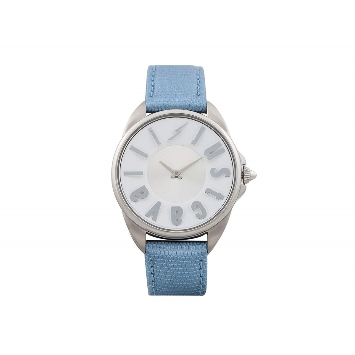 Just Cavalli Women's JC1L008L0025 Logo Blue Leather Watch