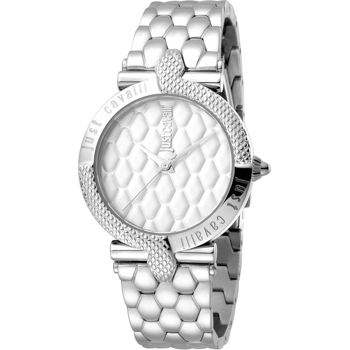 Just Cavalli Women&#39;s JC1L047M0055 Carattere Stainless Steel Watch
