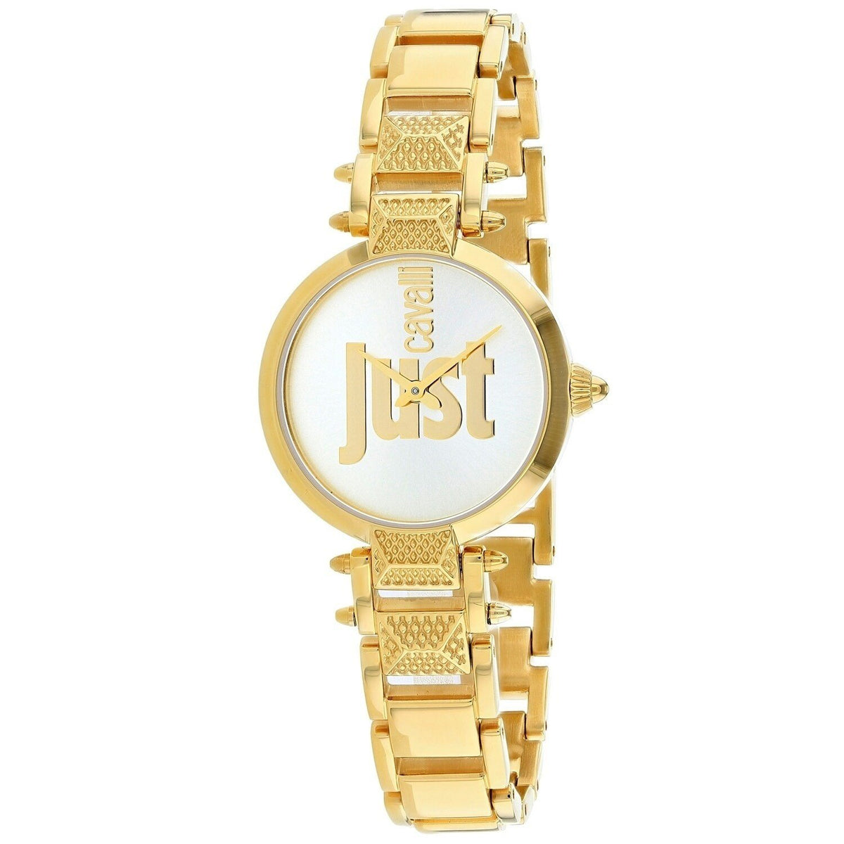 Just Cavalli Women&#39;s JC1L076M0095 Just Mio Gold-Tone Stainless Steel Watch
