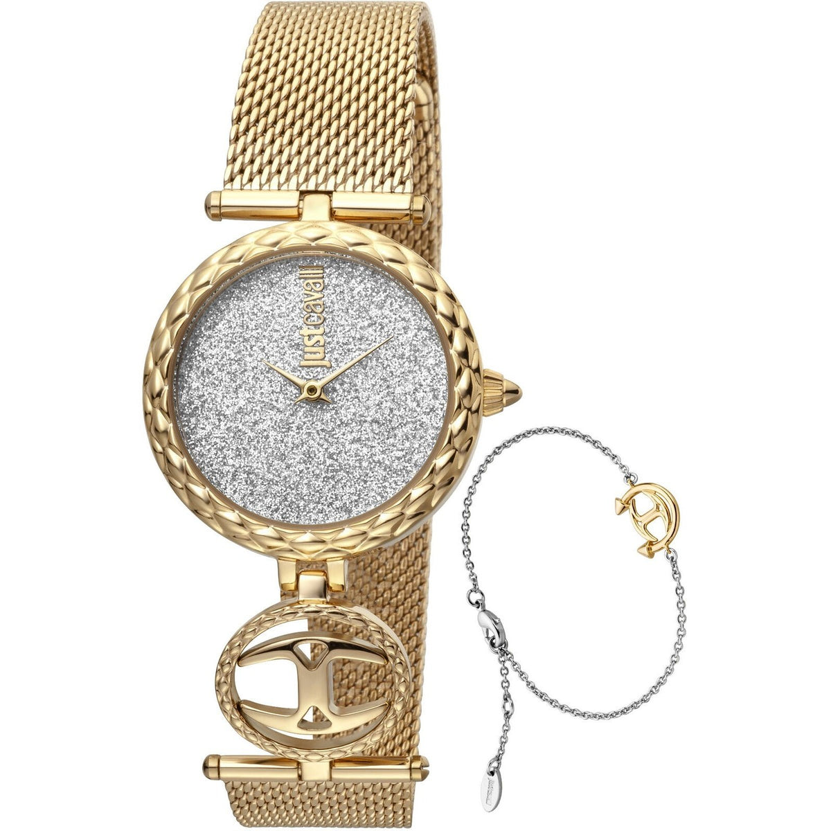 Just Cavalli Women's JC1L103M0105 JC Mini Gold-Tone Stainless Steel Watch